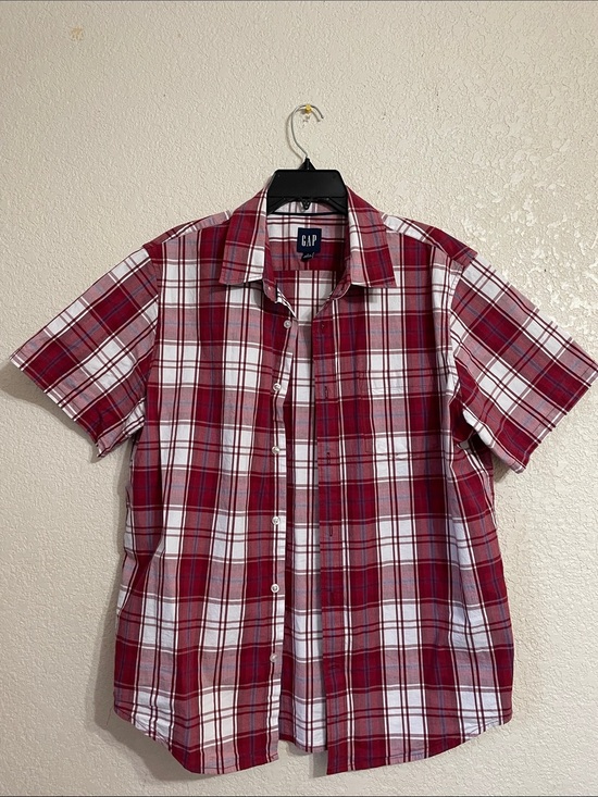 GAP Other - Men’s GAP Red and White Plaid Shirt